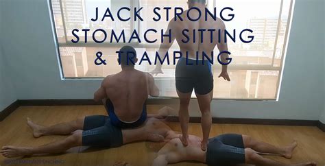 trample on stomach|Trampling Abs .